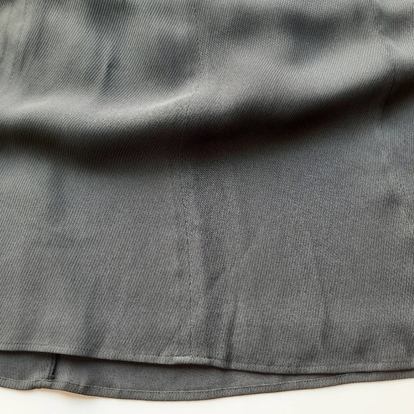 Vtg Giorgio Armani Le Collezioni Grey Maxi Dress Size 10 - Picture 12 of 15